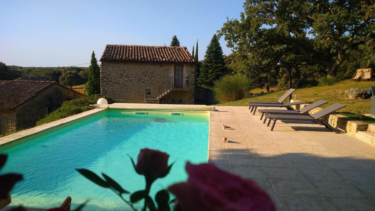 La Ferme Les Eybrachas Réauville Exterior foto